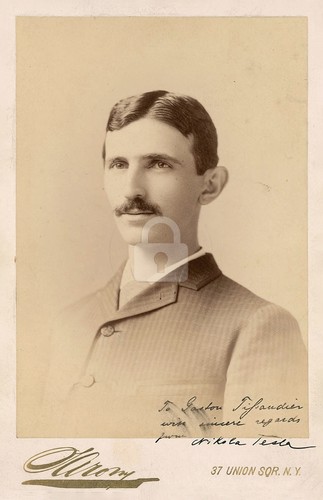 Nikola tesla autografo - nikola,