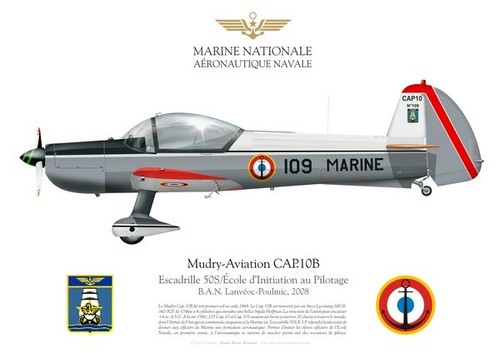 Print mudry cap escadrille - 10,,