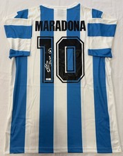 Maglia Diego Maradona "El Pibe de Oro" Argentina firmata autografata HGA COA