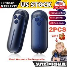 2x Scaldamani Ricaricabili 5