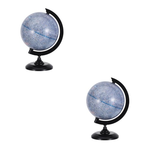 2pcs globo mappa lunare con - 2pcs,