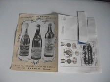 CARTOLINA PUBBLICITARIA G. DAMILANO VINI CLASSICI BAROLO NATALE 1960 LISTA VINI