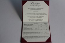 CARTIER Certificato Origine