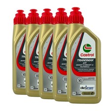 CASTROL Transmax ATF Dexron-VI Mercon LV Olio per ingranaggi Multivehicle, 5 x 1 litri