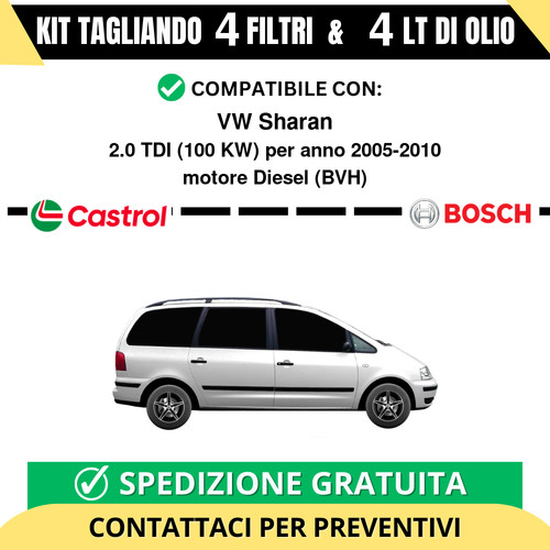 Tagliando filtri bosch 4 - 4,