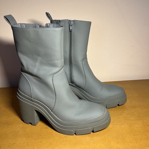 Stivaletti zara gommati tacco - gommati,