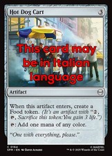 MTG 4x HOT DOG CART EXC - CHIOSCO DEGLI HOT DOG 164 - SPM - MAGIC