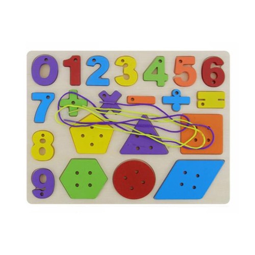 Puzzle educativo montessori - puzzle,