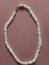 Filo di perle di fiume naturali