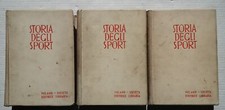 STORIA DEGLI SPORT 3 Volumi Andrea Franzoni Società Editrice Libraria 1933 1938