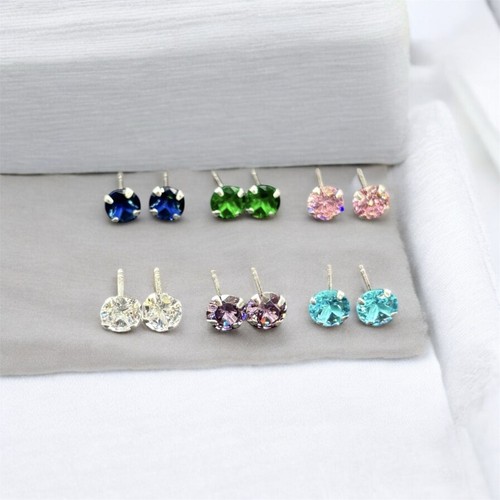 Orecchini luce zircone tondo - zircone,