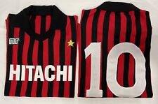 maglia MILAN 1982/83 VERZA N 10 Hitachi acrilico calcio vintage PEZZO UNICO