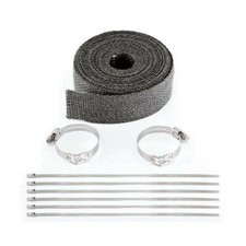 Nastro di scarico Vance & Hines lungo 25 piedi largo 2", nero, V2a, per Harley - Davidson