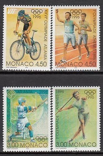 Monaco posta 1996 yvert - posta,