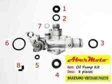 Kit Riparazione Ricostruzione Guarnizione Pompa Olio Suzuki GT250 GT500 T250 T350 T500 (Kit 8 Pezzi)