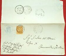 5924-PUGLIA, CEGLIE MESSAPICA, NUMERALE A SBARRE PER FIUMICELLA FONTANA, 1883