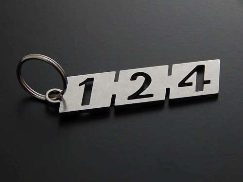 Portachiavi 124 per fiat - "124",