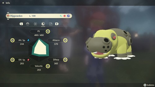 Hippowdon alfa shiny 6iv - shiny,