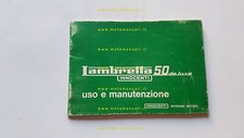 Innocenti Lambretta 50 De Luxe 1968 manuale uso manutenzione originale