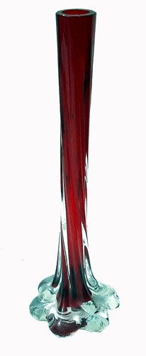 Vaso murano rosso - murano, rubino