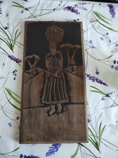 Quadro in legno intagliato a