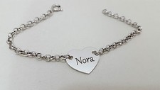 Bracciale argento 925 rodiato - bracciale,