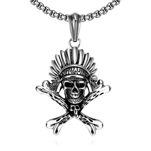 Acciaio inox uomo collana - uomo, con