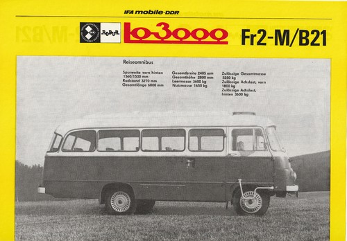 Brochure ddr robur 3000 - ddr,