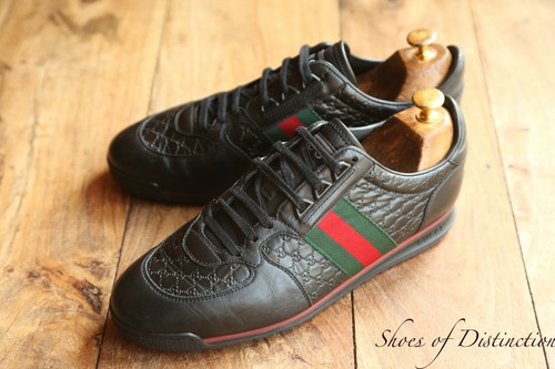 Gucci monogram nero pelle - nero,