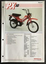 HONDA PX50 CICLOMOTORE Scheda