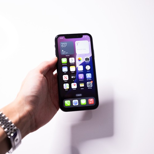 Apple iphone 128gb black - apple, xr