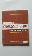 Suzuki GSX 400 F 1981-83 manuale officina INGLESE originale Workshop manual