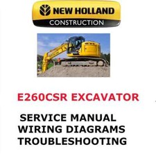 NEW HOLLAND E260CSR ESCAVATORE