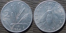Italy 2 lire 1954 - 2,