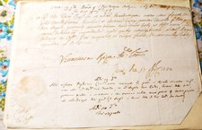 DA VENEZIA A CLODIA PREFILATELICA DEL 1750 Bollo A Secco Leone S.Marco Staccato