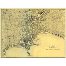 Mappa storica - Napoli Italia