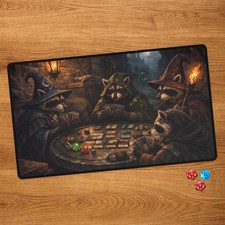 Raccoon MTG Playmat con Zone
