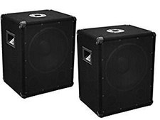 2x Omnitronic Subwoofer