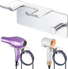 Porta Asciugacapelli Da Parete, Porta Phon Da Muro Supporto Phon Da Parete Metal