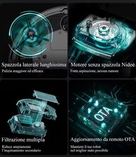 Robot Aspirapolvere ABIR X8 - Pulizia Intelligente con Mappatura Laser -WiFi-APP