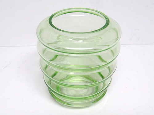 Vaso vetro artistico verde - artistico,