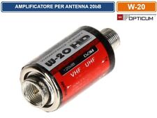 AMPLIFICATORE PER ANTENNA OPTICUM 20dB 5MHz A 860MHz FILTRO LTE GSM INCORPORATO