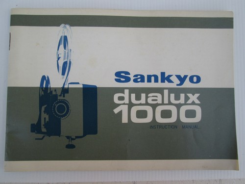 Instruction manual sankyo - instruction,
