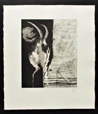 Nag Arnoldi - Stambecco - Rara Incisione - Solo 90 esemplari, con certificato. 