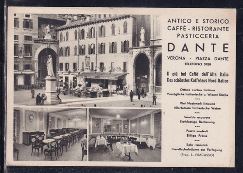 Cartolina verona caffè - cartolina,