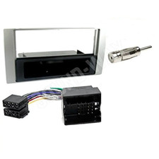 Mascherina autoradio  1 Din colore silver  Ford C-Max Focus / Fi