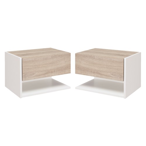 Homcom set comodini - 2,