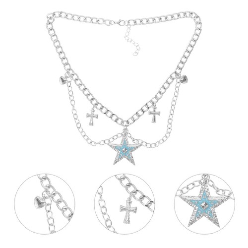 Ciondolo stella collana - ,