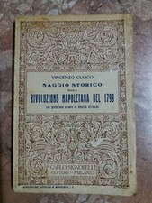 VINCENZO CUOCO - RIVOLUZIONE NAPOLETANA DEL 1799 - C.SIGNORELLI - 2^RIST.1930