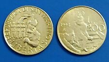 ?? SAN MARINO ?? COIN MONETA PRE EURO 200 LIRE 1994 FAO